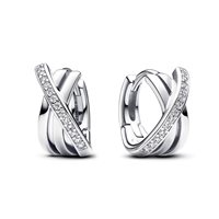 Orecchini Pandora Donna in Argento Zirconia 293150C01 - 293150C01